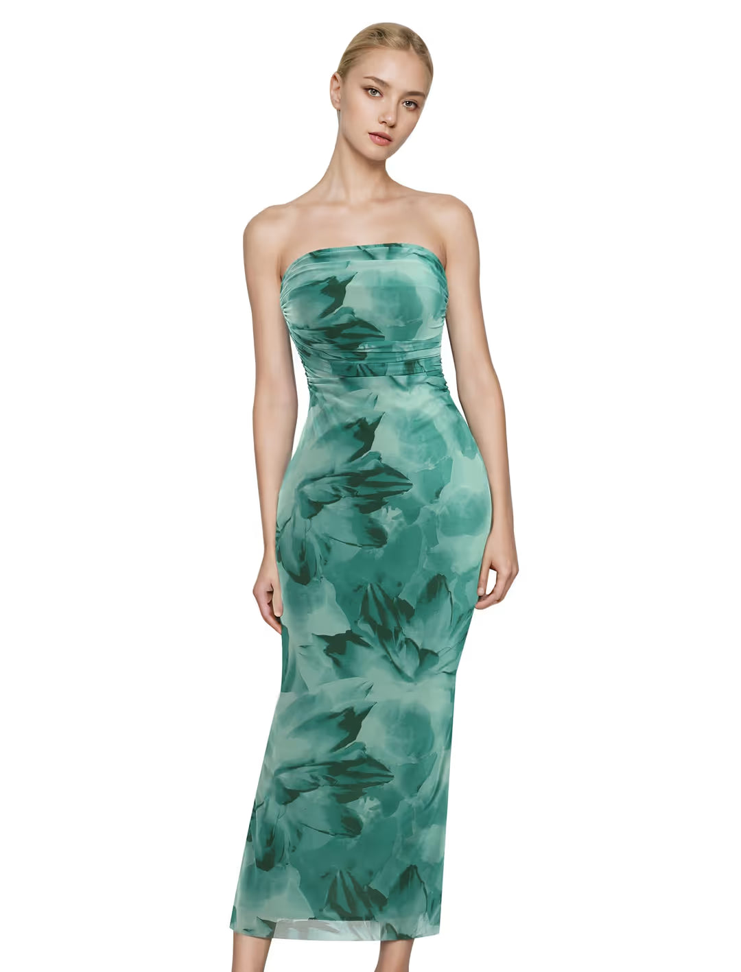 Rochie de seara verde Ramona