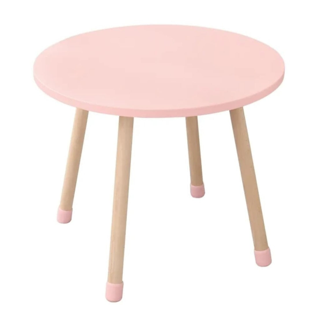 Set masuta  roz cu  2 scaunele iepuras si norisor