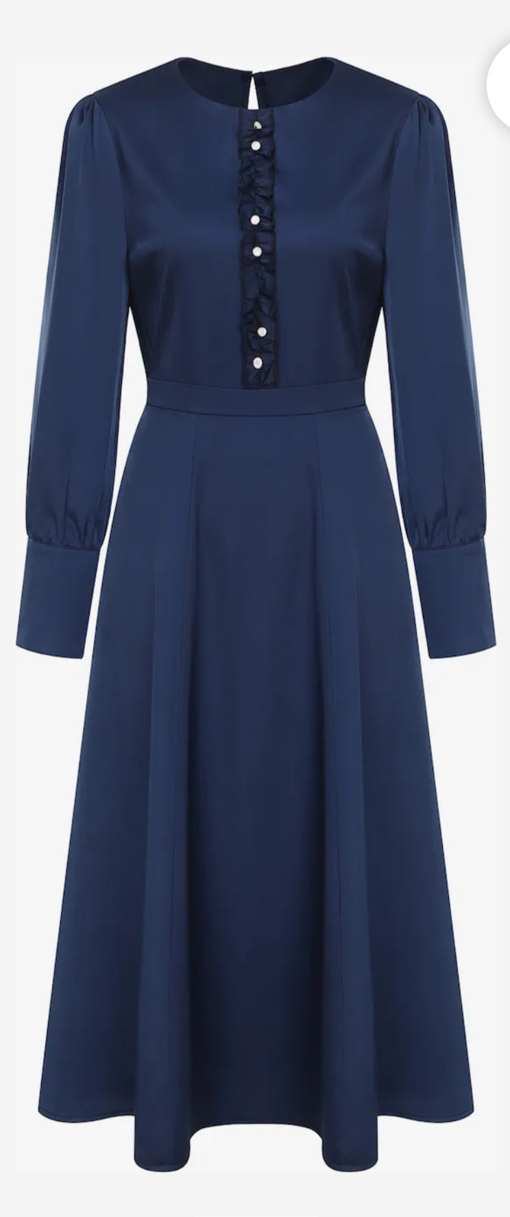Rochie de dama din Satin bleumarin