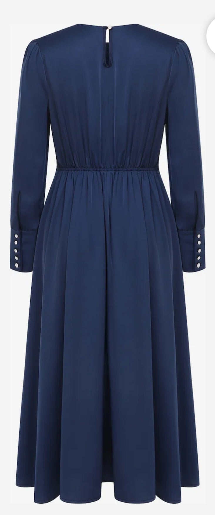 Rochie de dama din Satin bleumarin