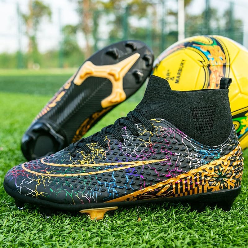 Ghete de fotbal de copii unisex ,cu crampoane masura 32 .