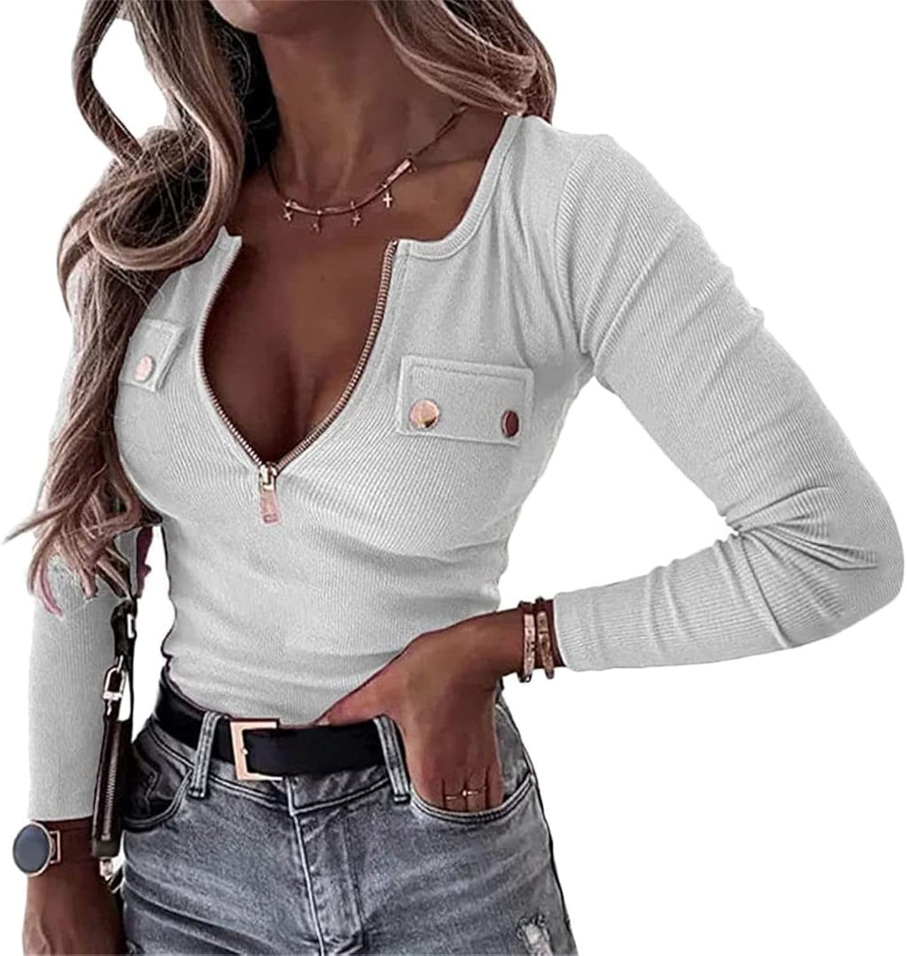 Bluza cu maneca lunga dama .
