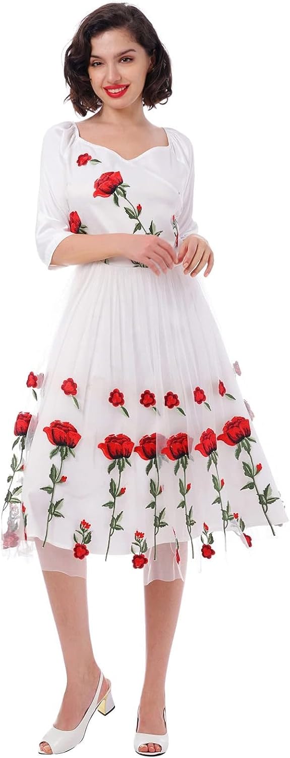 Rochie Brodata Vintage