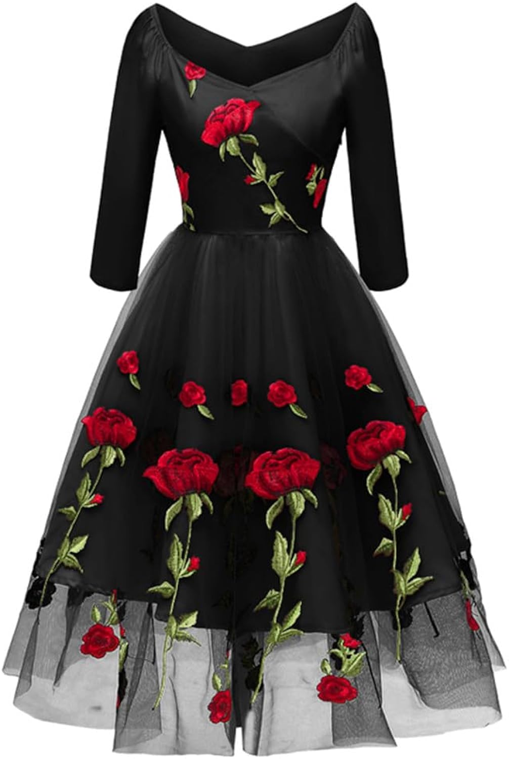 Rochie de seara vintage brodata