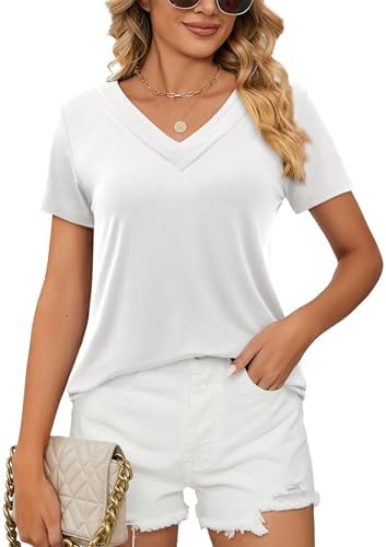 Tricou cu maneca scurta Alb Amoretu