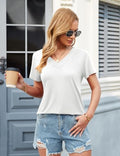 Tricou cu maneca scurta Alb Amoretu