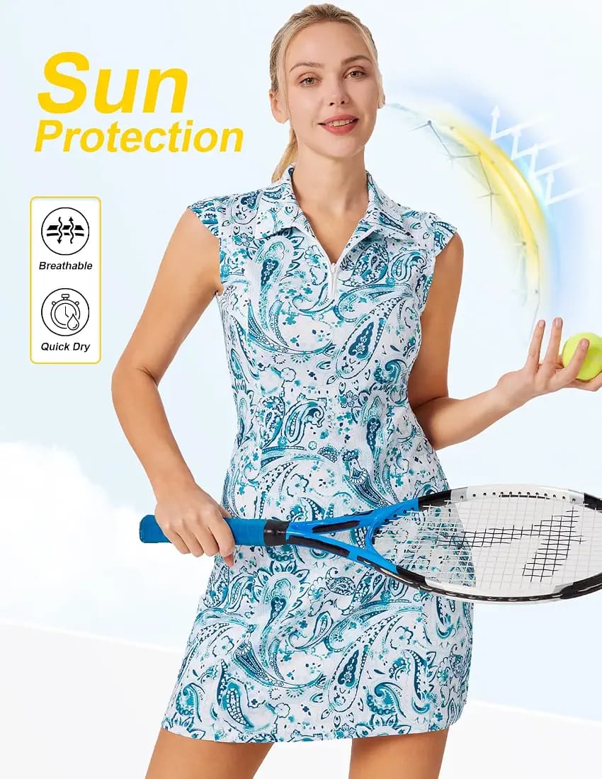 Rochie sport damă cu pantaloni scurți încorporați -Joanna