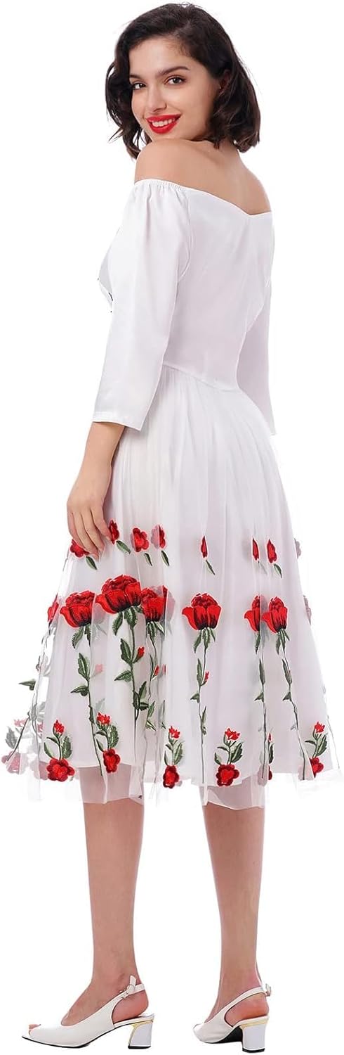 Rochie Brodata Vintage