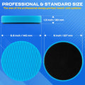 Set 6 bureti polish auto ,Sunmonstar 125mm,multicolori cu diferite grate de abraziune