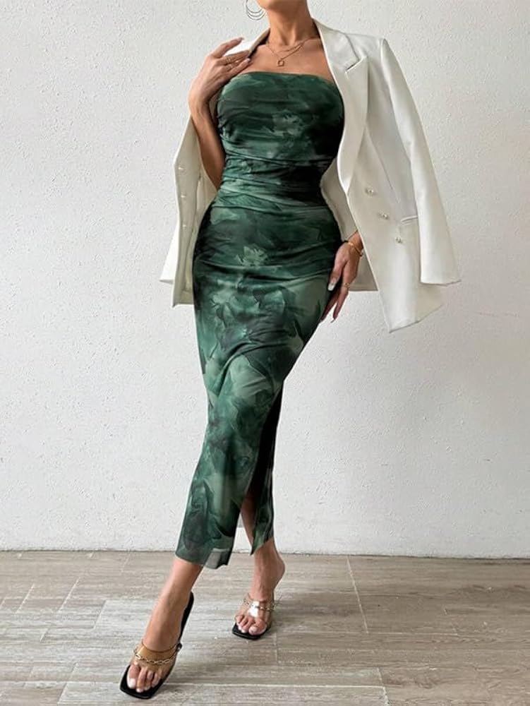 Rochie de seara verde Ramona