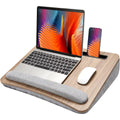 Suport Laptop, Dimensiuni Compatibile 14-17 Inch, Universal, 43x33x7 cm, Maro