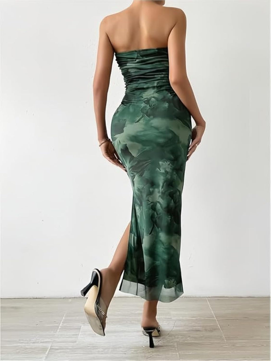 Rochie de seara verde Ramona